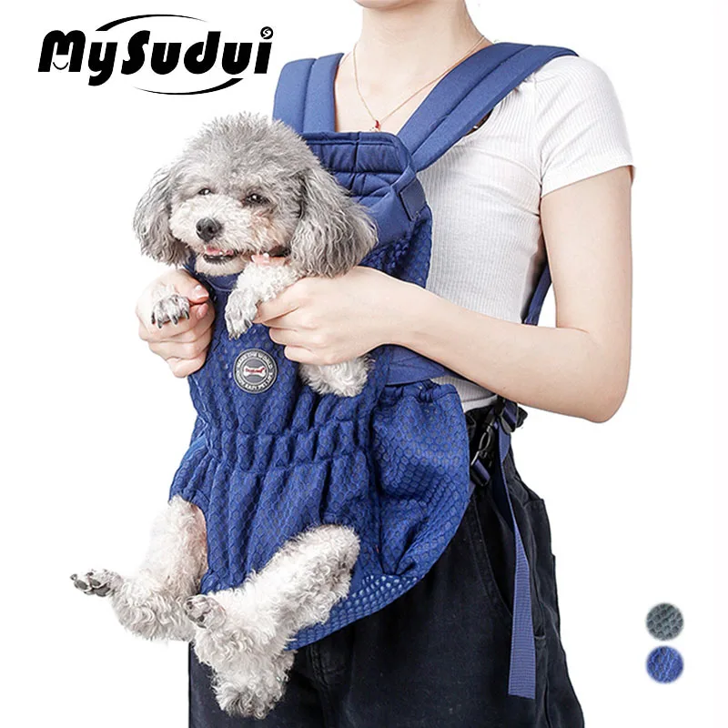 

MySudui Pet Dog Cat Carrier Backpack Outdoor Travel Lightweight Dog Soft Mesh Breathable Carrying Bag For Puppy Chihuahua Cats