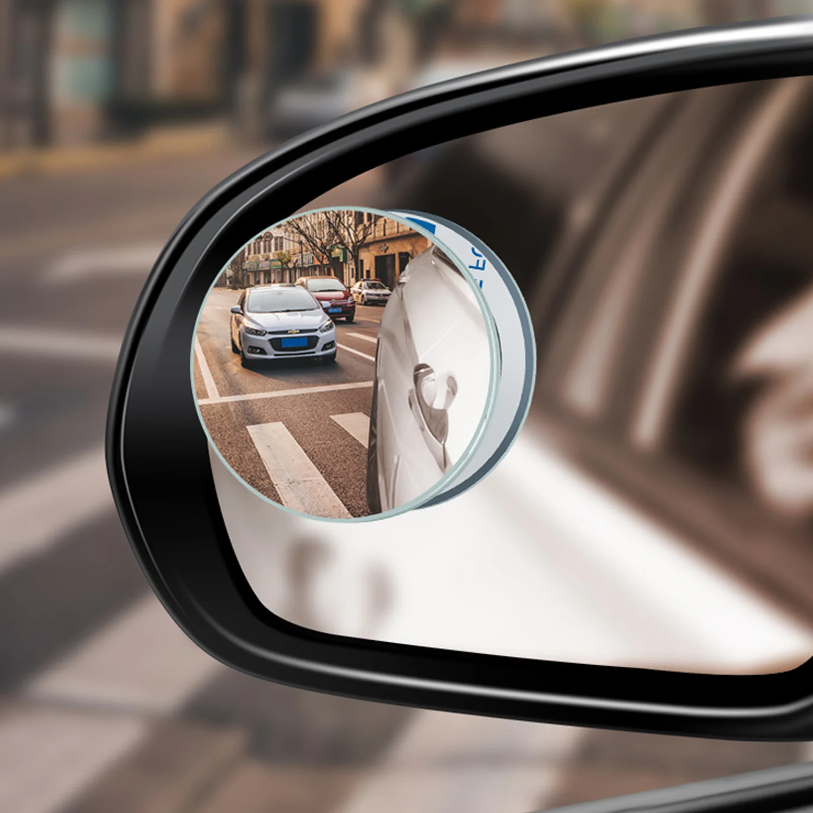 360 Degree HD Blind Spot Mirror Adjustable Car Rearview Convex Mirror for Car Reverse Wide Angle Vehicle Parking Rimless Mirror