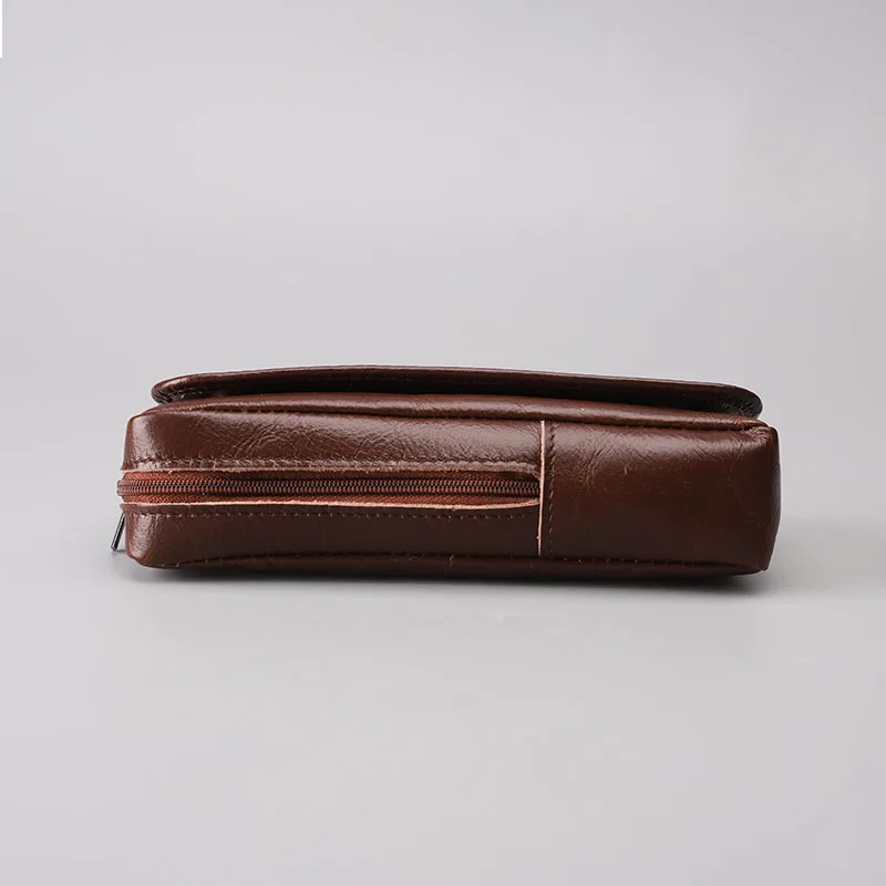 Genuine Leather Smoking Tobacco Pipe Case Bag For 1Pipe Tamper Filter Tool Cleaner Tobacco  Storage Bag fc0015