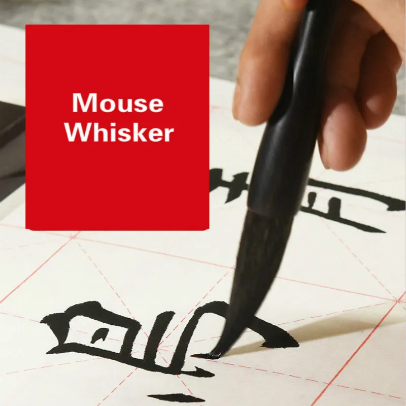 Mouse Whisker Chinese Painting Writing Brush Sets Profession Large Regular Script Calligraphy Handwriting Practice Craft Supply