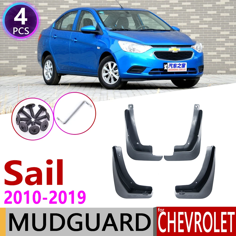 for Chevrolet Sail 2010~2019 Nuevo Classic Mudflap Fender Mudguard Mud Flaps Guard Splash Accessories 2011 2012 2013 2014 2015