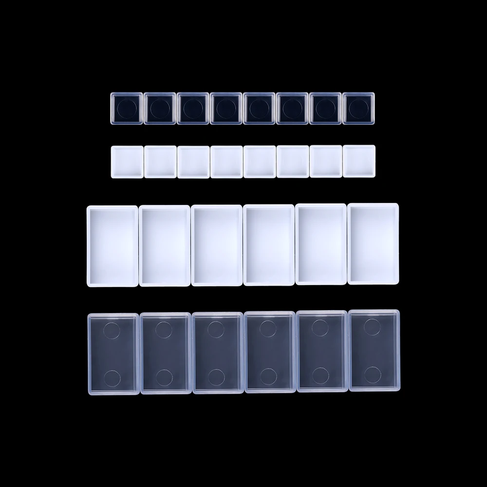 0.5/3.2ML Artists Empty Watercolor Paint Pans Tins Box Palette Painting Storage Professional Paint Case Art Palette Supplies