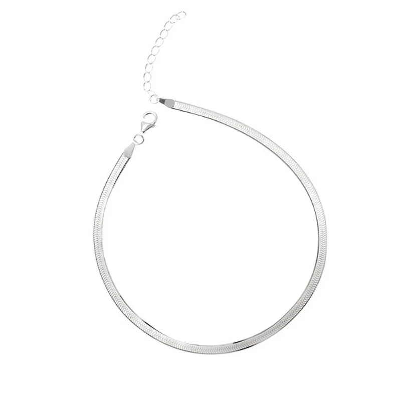 New Fashion Jewelry Beautiful 925 Sterling Silver snake chain Bracelets Branches Simple Personality Sweet Bracelets