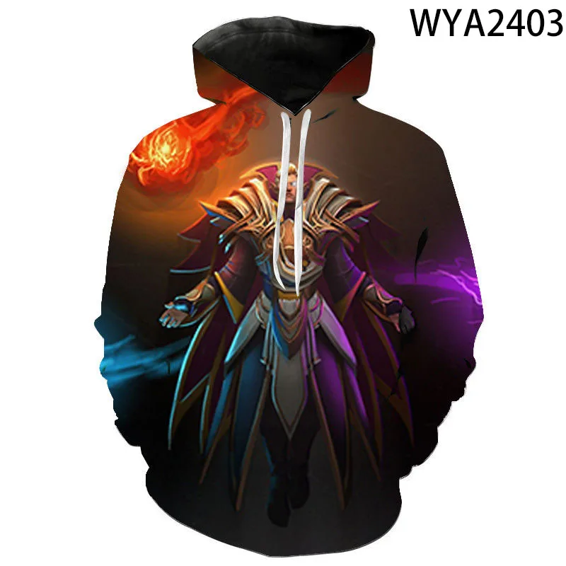 2021 New Autumn Style Hoodies Men Women 3D Print Sweatshirts Game Dota 2 Casual Harajuku Boy Girl Kids Cool Streetwear
