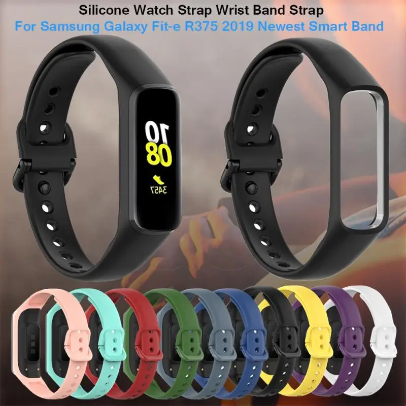 Smart Bracelet Wristband For Samsung Galaxy Fit-e R375 Sport Soft Silicone Watch Strap For Galaxy Band Fit-E SM-R375 Smart Band