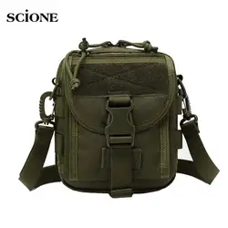 Waterproof Tactical Bag Nylon Molle Waist Pack Hiking Fishing Hunting Sports Waist Bag Camping Messenger Bag XA717WA