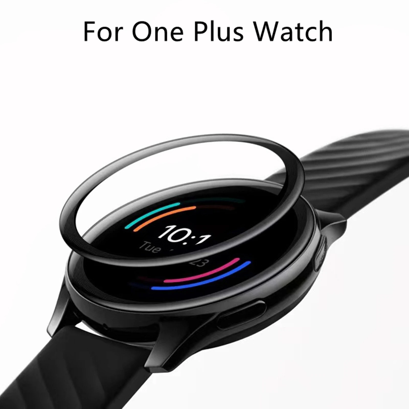 

For One Plus Watch Full Screen Protective Film 1+ Watch PMMA Composite Material 1+ Smart Watch 3D Curved Full Screen