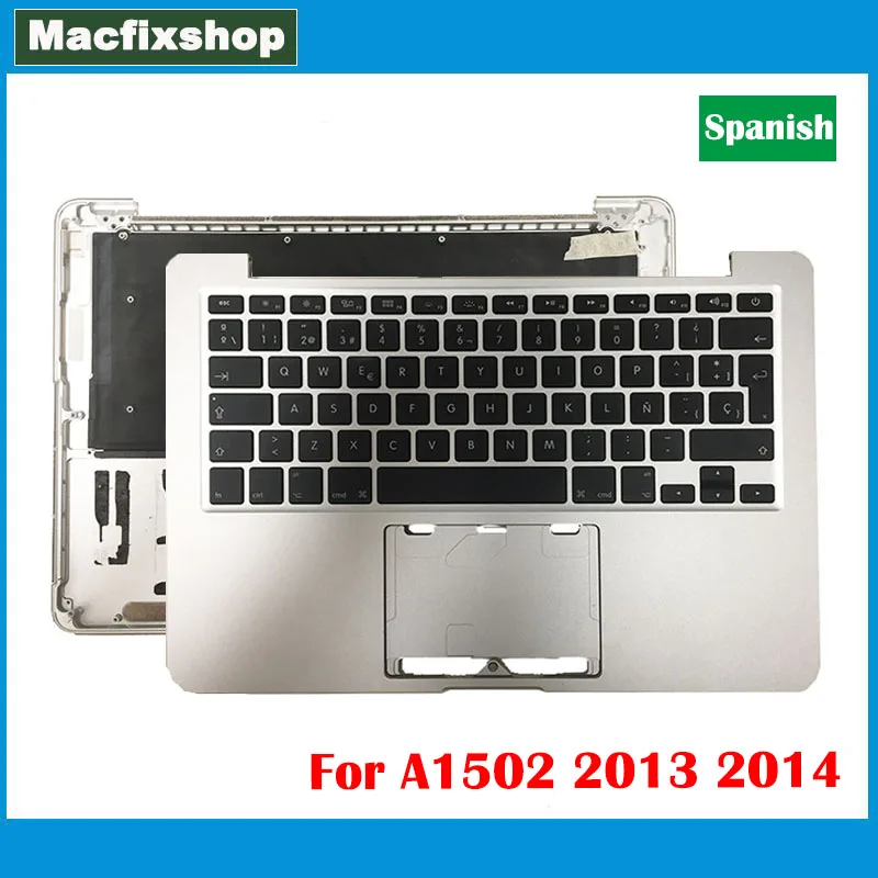 Tested Spanish SP EU A1502 2013 2014 Topcase For MacBook Pro Retina 13