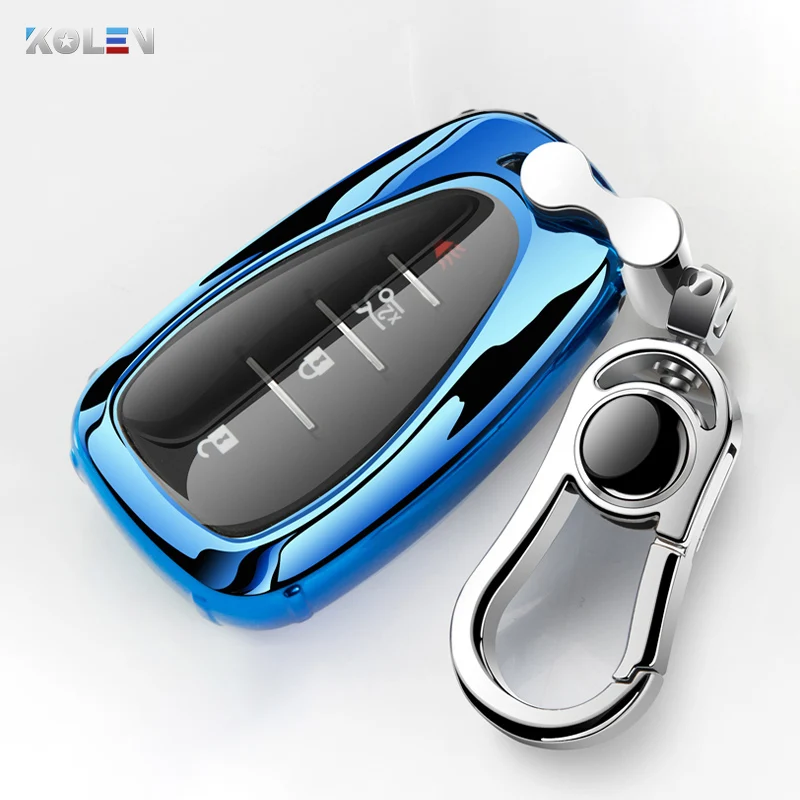 Soft TPU Car Key Case Cover For Chevrolet Cruze Spark Camaro Volt Bolt Trax Malibu Remote Key Holder Shell Styling Accessories