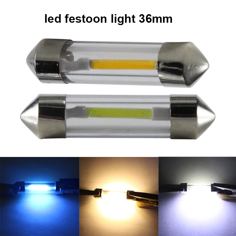 Led Festoon 31mm 36mm 39mm 42mm Car Light c3w c5w C10W 6v 12v 24v Auto Motorcycle Interior Reading Bulb Truck License Plate Lamp