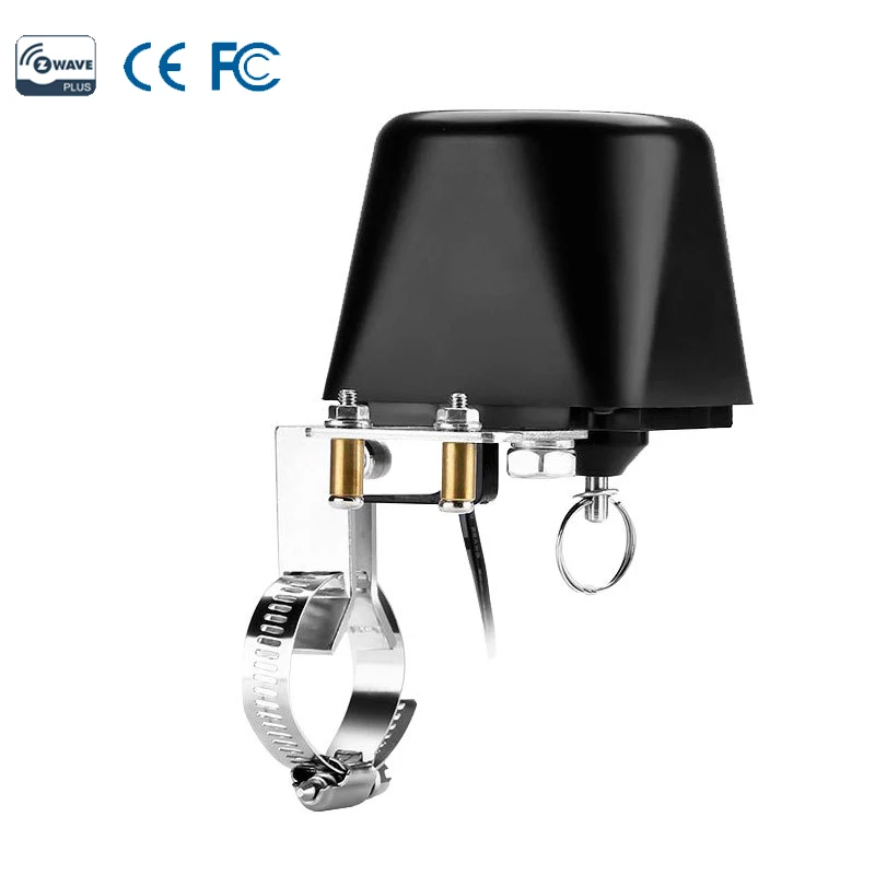 Z wave-válvula de desligamento automático, detector de vazamento de água, com sensor de alarme ue 868.4mhz