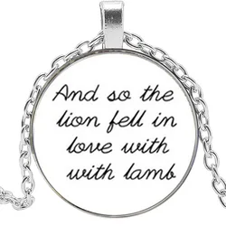 Twilight Edward Cullen Quotes Necklace To Make Lion Fall In Love With Lamb