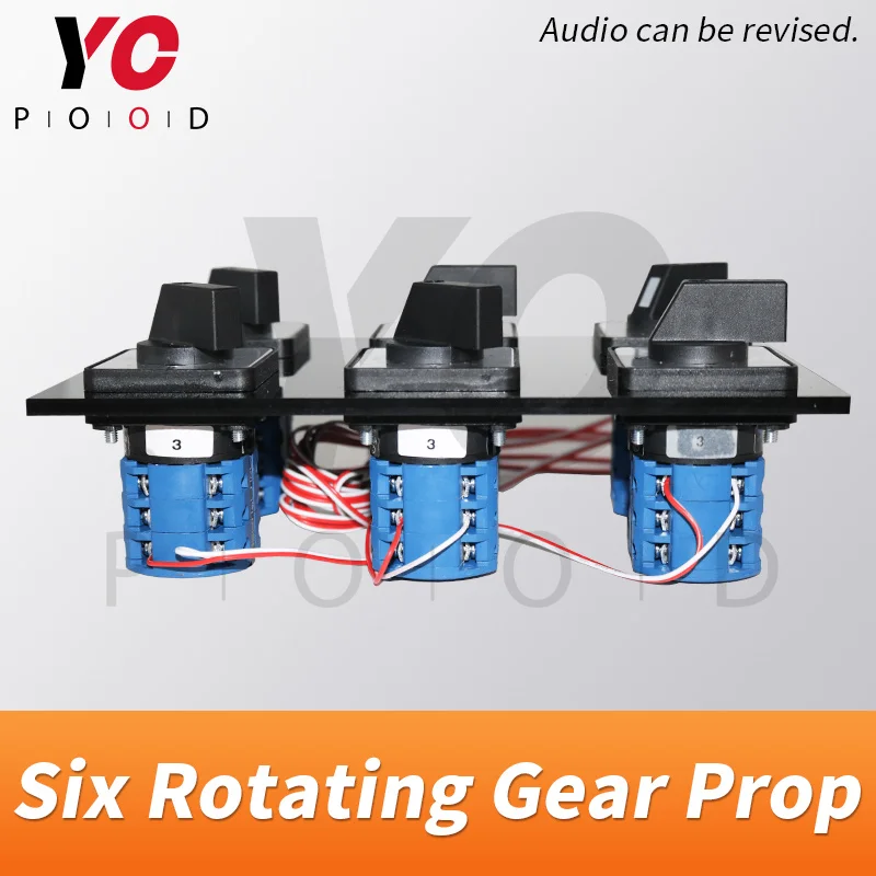 Escape Room Prop Rotating Gear Prop turn each gears to specified number to open lock game room devices