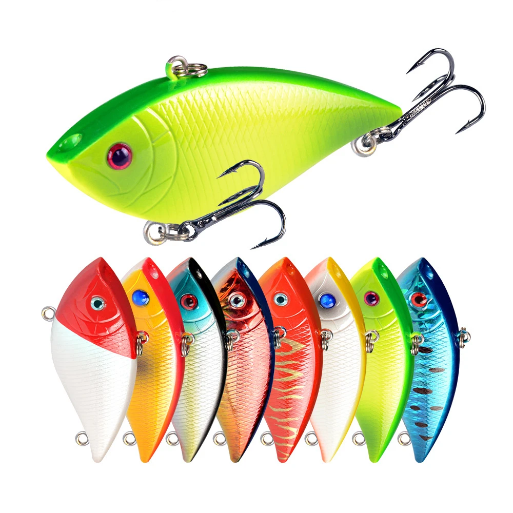 

1pcs Plastic VIB Wobbler Fishing Lures 7cm 11g Iscas Artificial Pesca Hard Bait Bass Pike Crankbait Casting Carp Peche Tackle