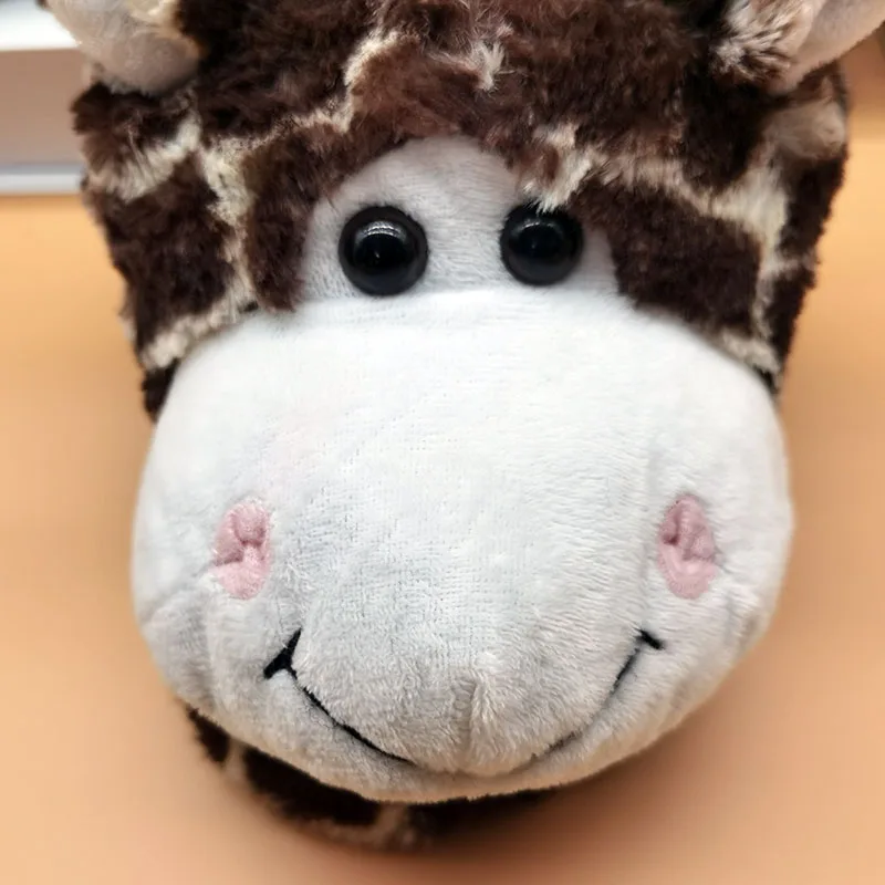 Special Giraffe fur Slippers Unisex Cute Fun Shoes men Women winter Slippers Custom slippers Home House Slippers Children indoor