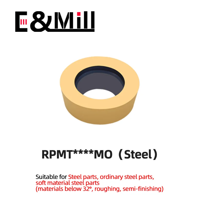 RPGT0602 RPGT0803 RPMT1003 RPMT1204 Carbide End Milling Tool CNC EMR Face Milling Insert RPMT RPGT Turning Insert 1/5/10piece