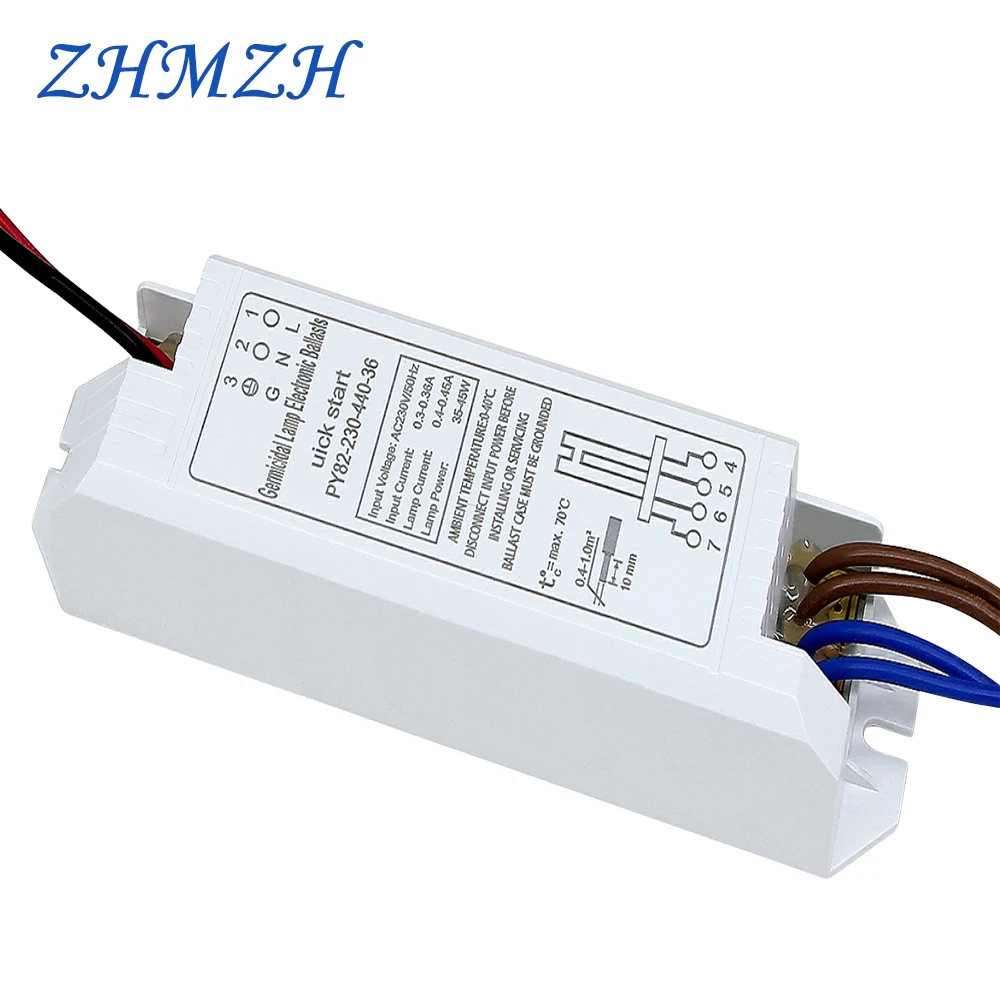 ZHMZH Universal Electronic Ballasts For UV Lamp Tube 4-18W 24W 36W 55W Ultraviolet Germicidal Lamp UVC Sterilizing Lights AC220V