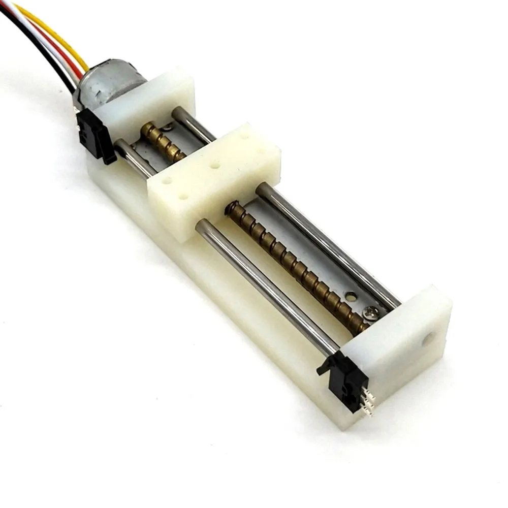 

Micro Sliding Table Screw Motor Optical Drive Stepper Motor DIY Small Sliding Table with Limit Switch