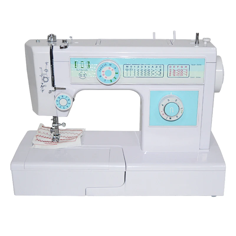 JH653 macchina da cucire per uso domestico di piccole dimensioni vestiti cuciti macchina da cucire multifunzionale 220v metodi di instradamento