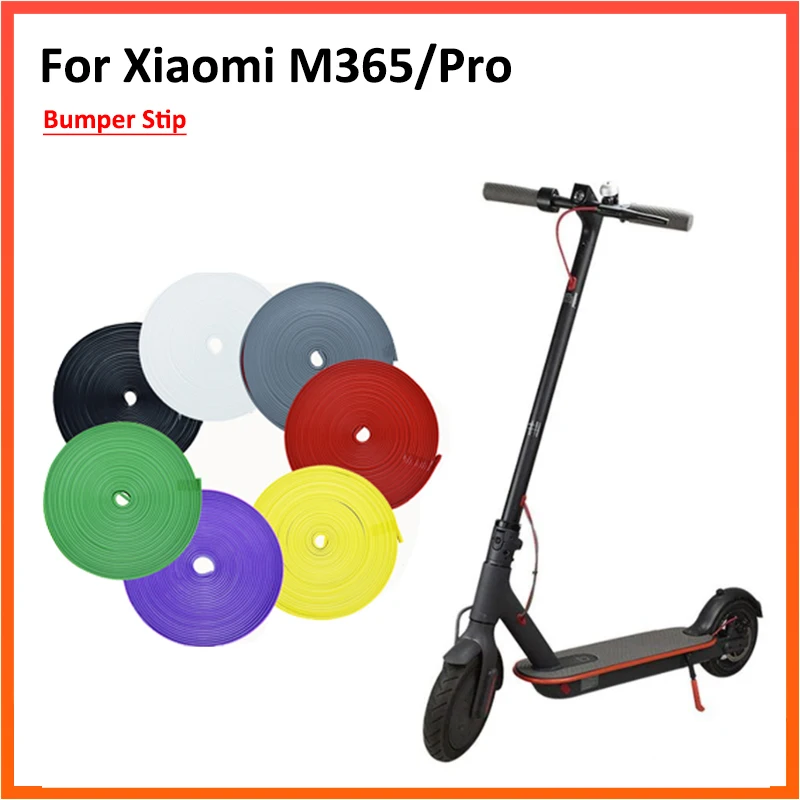 Tiras protectoras para el cuerpo de KickScooter de parachoques para Xiaomi M365 para Ninebot G30 tiras protectoras universales para patinete eléctrico 2M