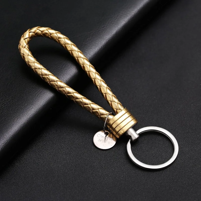 10pcs Car Key Chain For Motorcycles Scooters and Cars Key Fobs Leather Rope Key Ring Leather Key Chain Men and Women Small Gifts