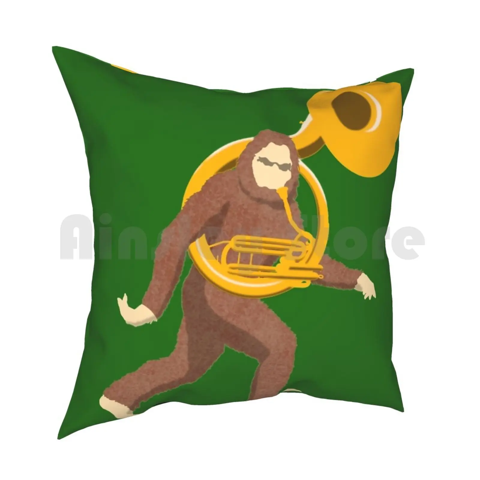 Sousa Squatch Pillow Case Printed Home Soft Throw Pillow Marching Band Marching Band T Marching Band Marching Band