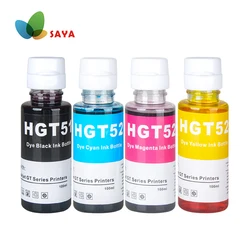 100Ml * 4 Đổ Mực Dye Bộ Dành Cho HP GT51 GT52 Cho HP GT5810 GT5820 GT 5810 GT 5820 cho Tất Cả HP GT Dòng Máy In Phun Mực B C M Y