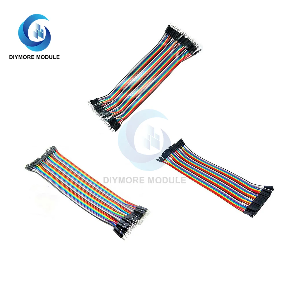 15CM 20CM 40 Pin Dupont Line Male to Male Female to Male Female to Female Breadboard Jumper Wire Eclectic Cable for Arduino