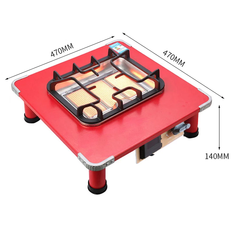 Gas heating table grill brazier liquefied petroleum gas natural gas heater household indoor living room gas grill