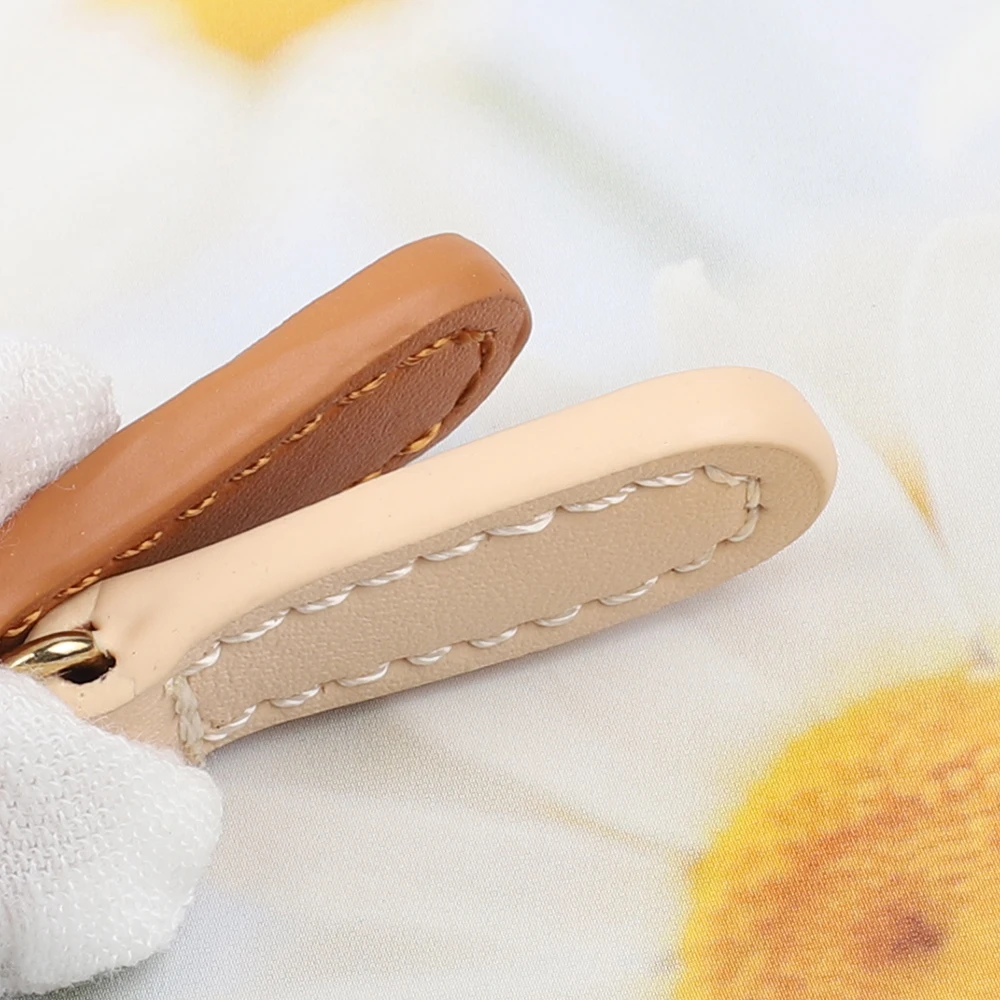 5PCS Genuine Leather Zipper Tag Zip Head Fixer Zip Sliders Repair Zipper Pull Puller DIY Sewing Backpack Bag Accessories