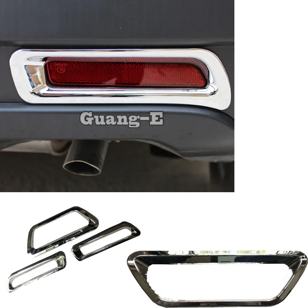 

Car ABS Chrome Cover Trim Back Tail Rear Fog+Brake Light Lamp Frame Stick Part For Suzuki S-Cross Scross SX4 2014 2015 2016 2017