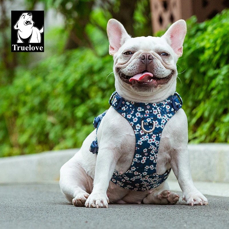 Truelove Pet Harness Vest Clothes Product for Big Medium Small Dog Cotton with 3M Reflection for All Season TLH6283