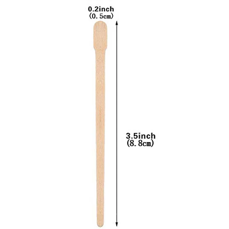 100 stücke Einweg Holz Waxing Stick Wachs Bean Wischen Wachs Werkzeug Einweg Haar Entfernung Schönheit Bar Körper Schönheit Werkzeug
