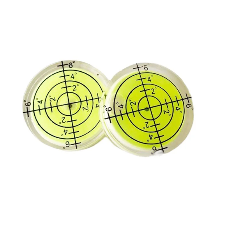 32mm Spirit Level Bubble High Precision Green Circular Bubble Level Bullseye Laser Level Bubble Mini Measuring Instruments Tool