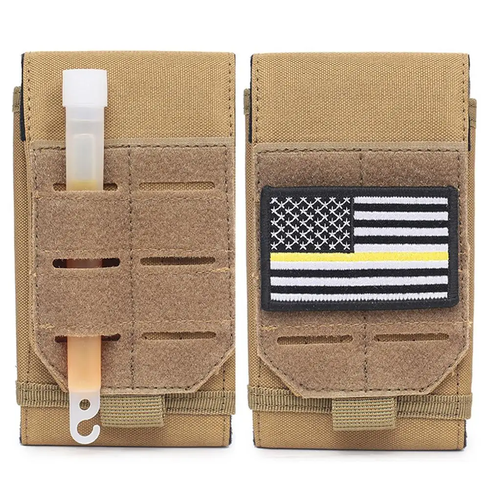 Bolsa táctica MOLLE láser para teléfono EDC – Caza, camping - imagen 4