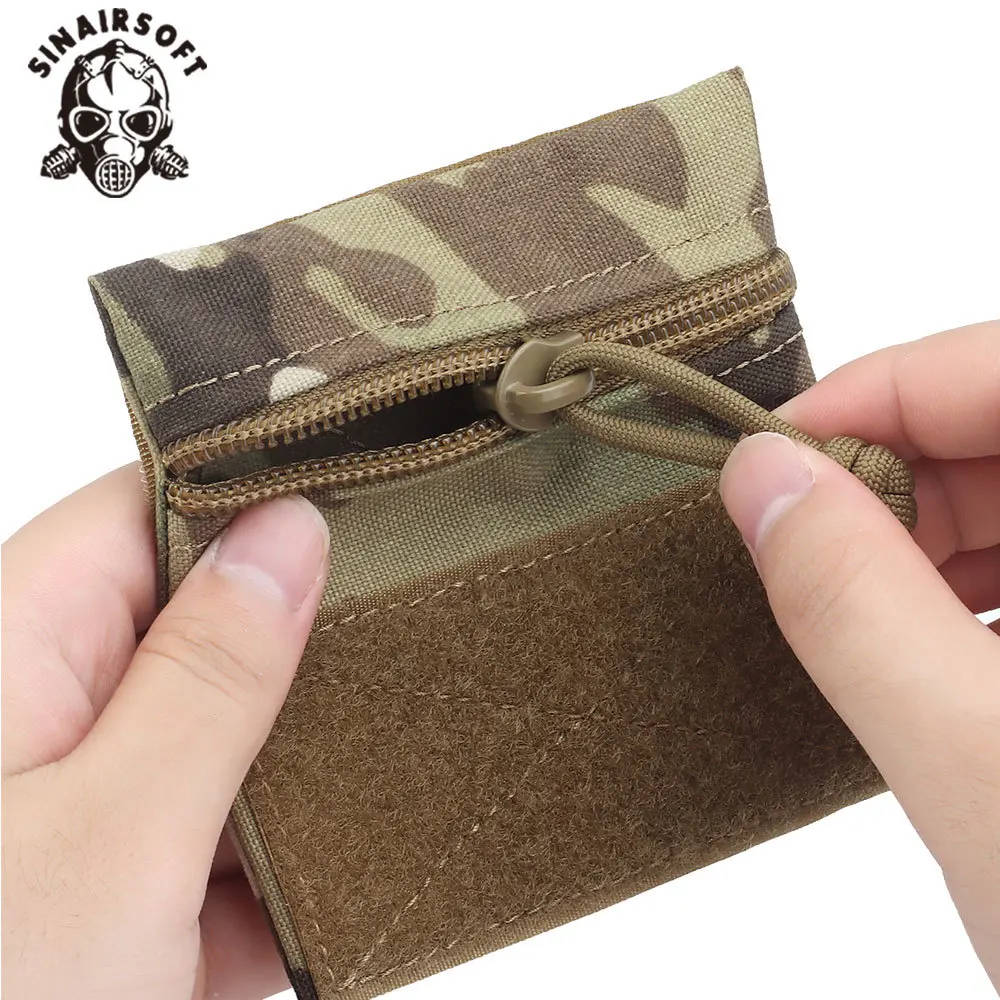 Tactic Micro Candy Pouch Small With Hook&loop MK3 MK4 Vest Chest Rig Camouflage Portable Storage Nylon Hunting Accessories