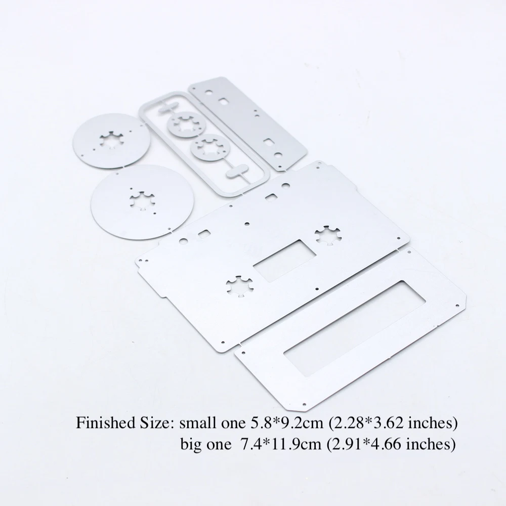 KSCRAFT Cute Cassette Tape Metal Cutting Dies Stencils for DIY Scrapbooking Decorative Embossing DIY Paper Cards