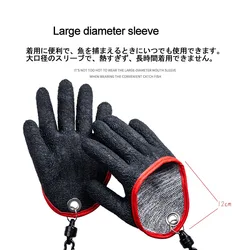 Guantes de pesca látex antideslizantes cierre magnético impermeable