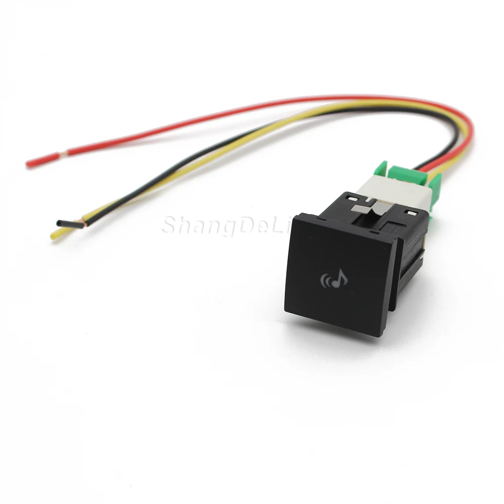 1 Pc Auto Rote LED DRL Licht Verpackung Radar Power On Off Kamera Spiegel Schalter Taste Für VW Golf 6 Jetta 5 MK5 Scirocco Zubehör – Detail 8