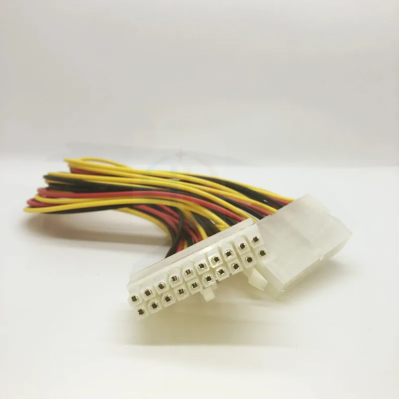 جيد 100% ATX 20 دبوس ذكر إلى 20Pin شاحن أنثي كابل البلاستيك 20Pin إلى 20 دبوس موصل محول كابلات الموصلات 20 ميناء 30 سنتيمتر