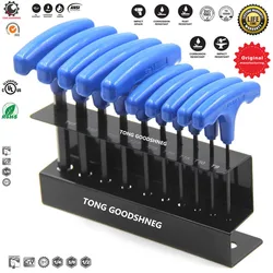 10Pcs T-Handle Torx Key Wrench Set Star Key Set Star T Type Handle Torx Allen Hex Key Wrench Spanner Set, Repair Hand Tools