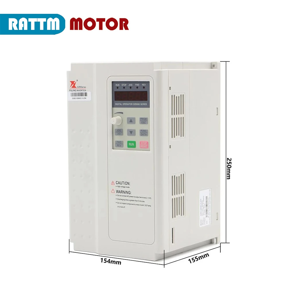 3.7kw 220V 380V FuLing frequent convert Inverter VFD 3HP Inverter 1000HZ Variable-frequency drive