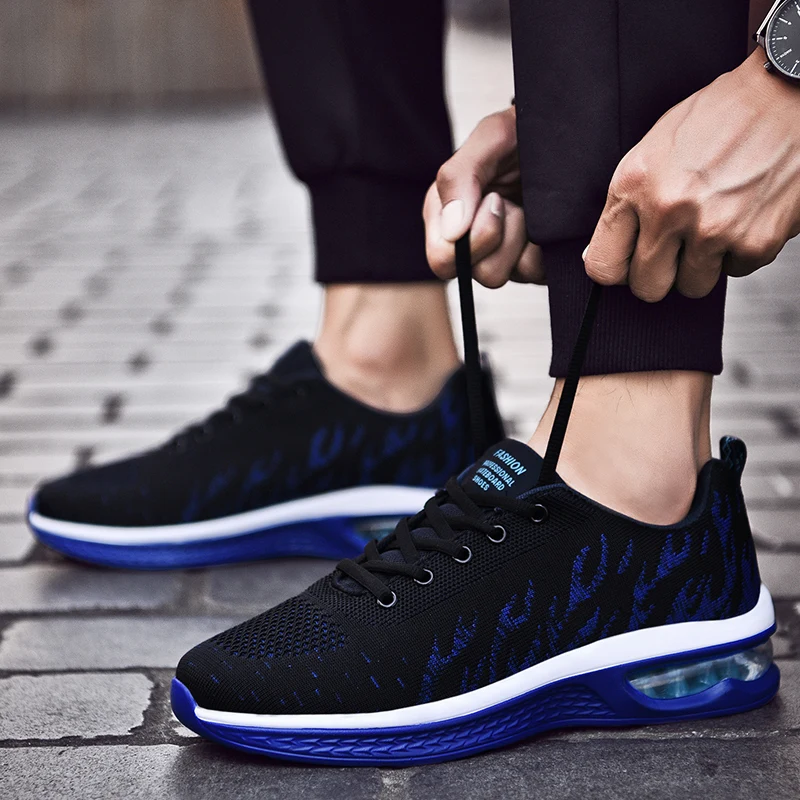 Sneakers For Men Fashion Lace Up Breathable Mesh Running Mens Tennis Shoes Sports Designer Basketball Shoes Zapatos De Hombre