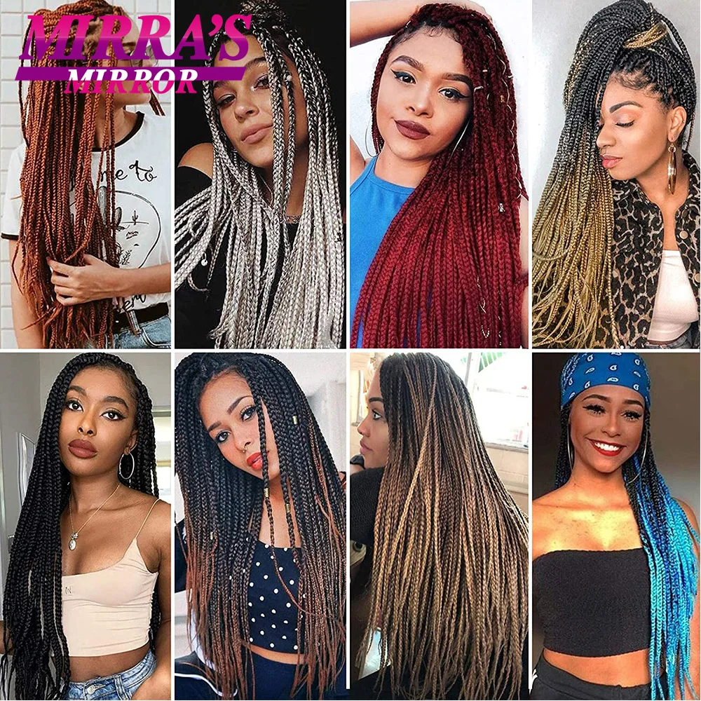 Braiding Hair Pre Stretched 20"30" Synthetic Hair Extension Jumbo Braids Hair For Crochet Passion Twist Hair 1/3/6/8/10 Pcs Bulk