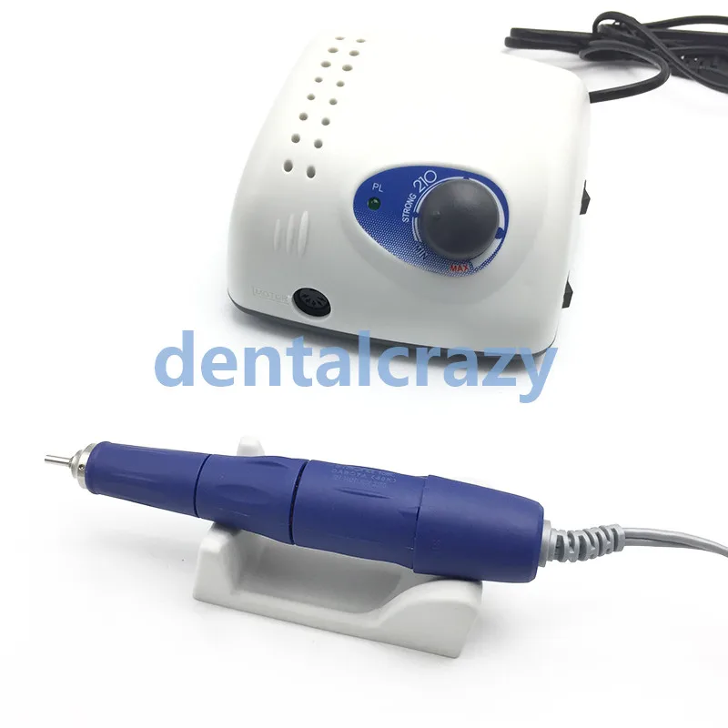 

Dental Lab Micro Motor 35000RPM Strong 210 Micromotor 102L Handpiece Electric Nail Drill Machine