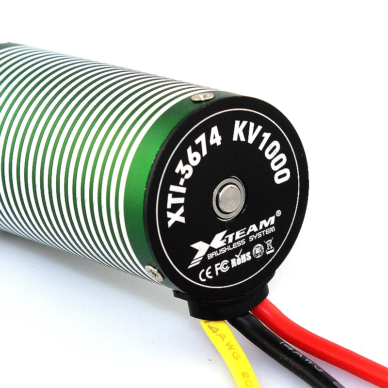 X-TEAM Waterproof 3674 Brushless Motor BLDC Motor Electromotor for RC Cars 1/10 1/8 Buggy Monster 650-1000mm Boat 90mm EDF