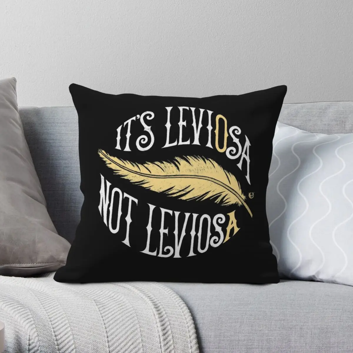 Leviosa Square Pillowcase Polyester Linen Velvet Pattern Zip Decor Pillow Case Room Cushion Cover Wholesale