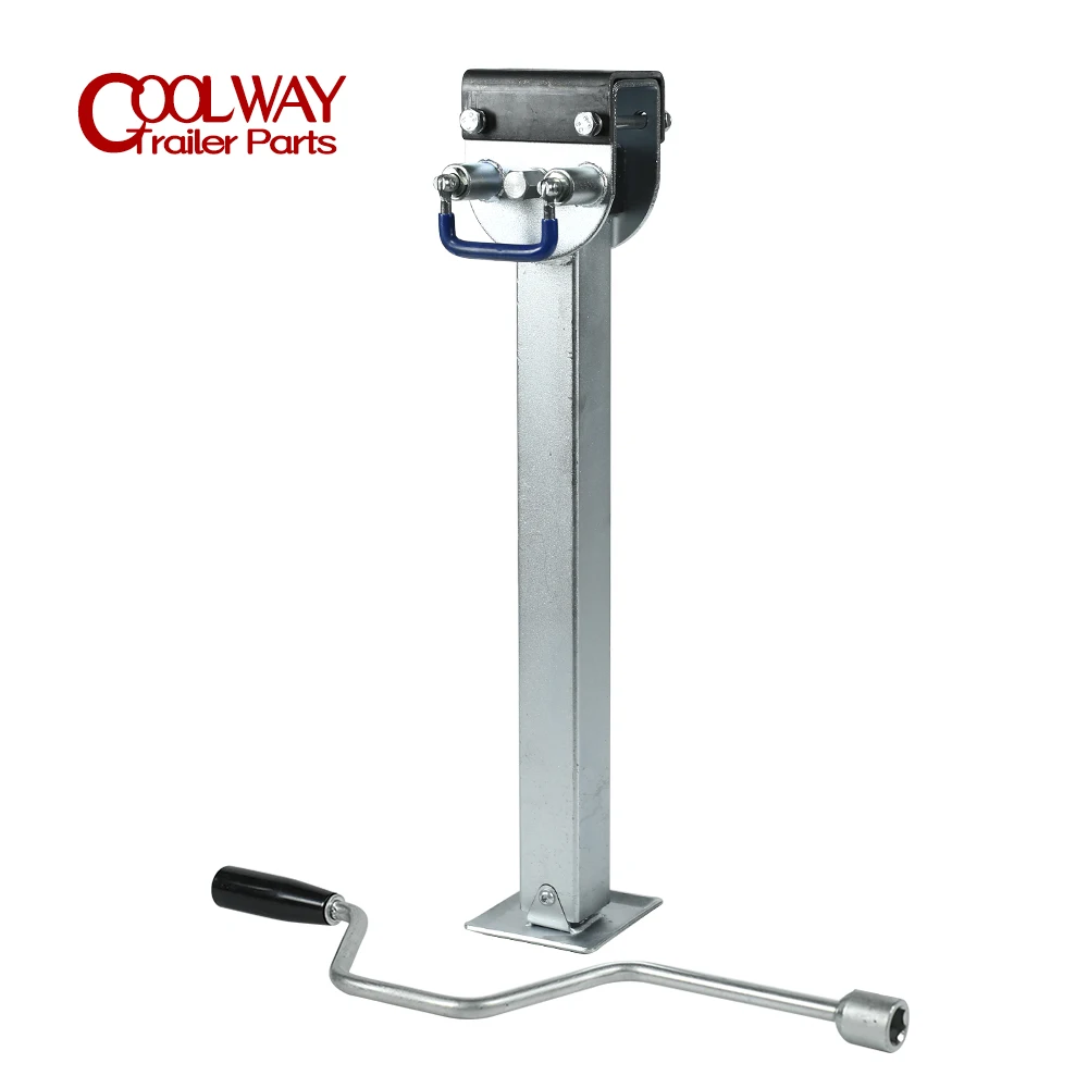 600MM Stabilizer Legs Drop down with Plate for Caravan Camping RV Trailer Zinc Jacks 2000KGS Capacity Parking Prop Stands Parts