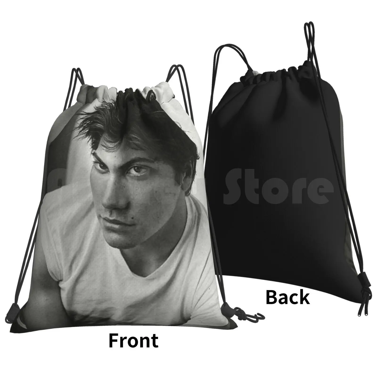 Young Jake Gyllenhaal Backpack Drawstring Bag Riding Climbing Gym Bag Young Actor Jake Gyllenhaal 90s 1990 American Usa