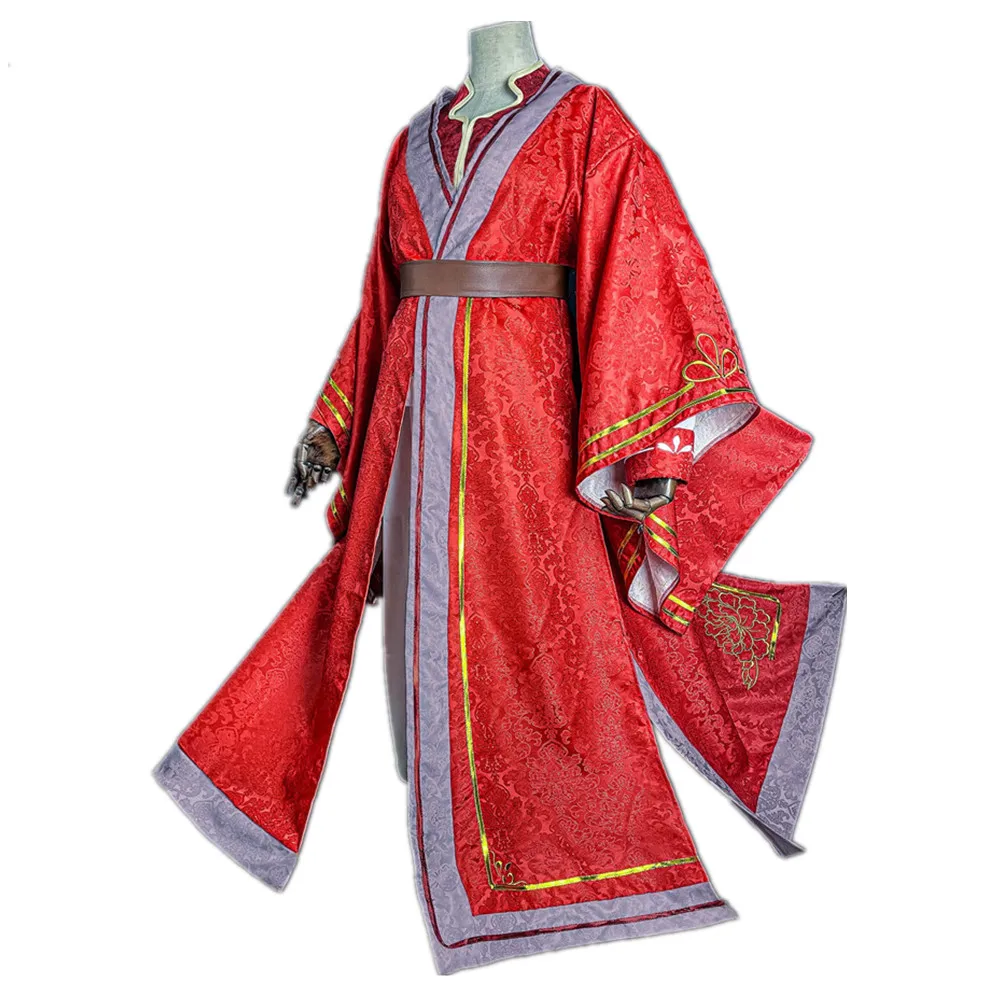 

Tian Guan Ci Fu Heaven Official's Blessing Desperate Ghost King Hua Cheng Cosplay Black Long Cosplay Costmes With Cloak Full Set